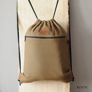 KOLPA Drawstring Bag - Front Hanging view