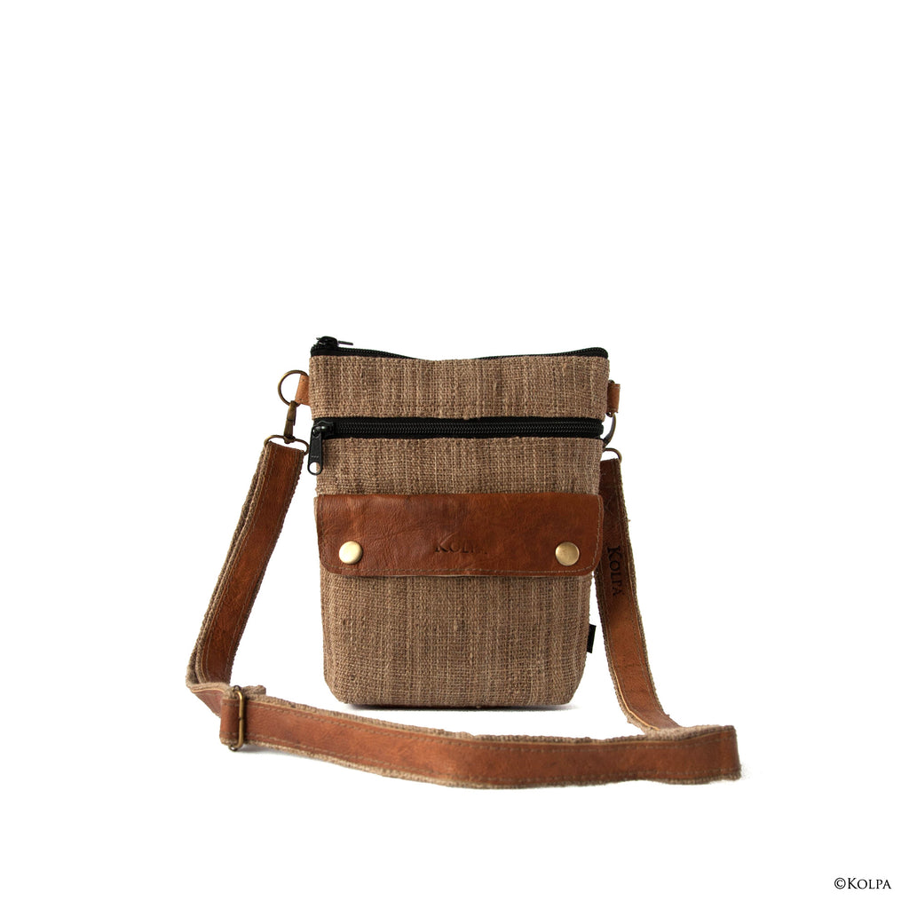 'SINDHU' Wild Nettle Crossbody Everyday Carry Bag/Travel Bag - kolpaworld.com